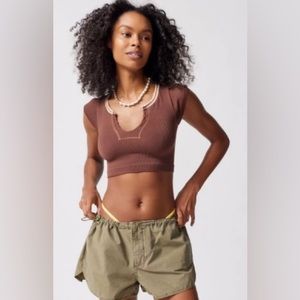 Urban Outfitters Out from Under Go For Gold Top in Brown